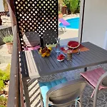 Villa Alicia With Priv Pool, Beautiful Garden And Shady Veranda- 5 Min To The Beach
