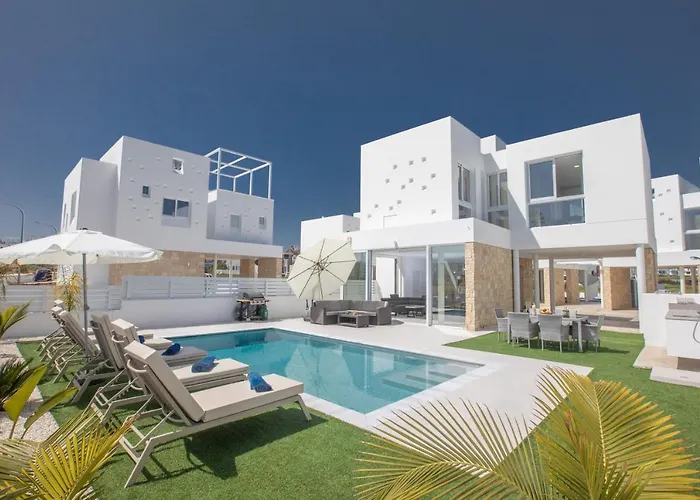 Walk To Protaras Center & Beach- Your Dream Escape, Blue Island Villa