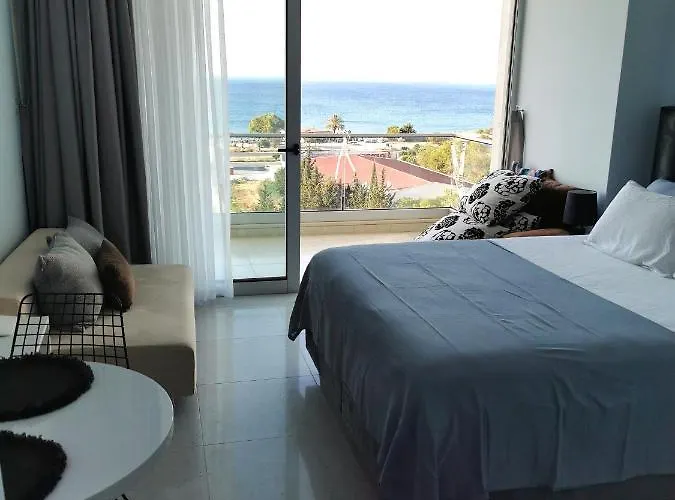 Seasky Abelia, Studio With Sea View, Beach, Pools, Sauna, Bogaz Iskele North Cyprus