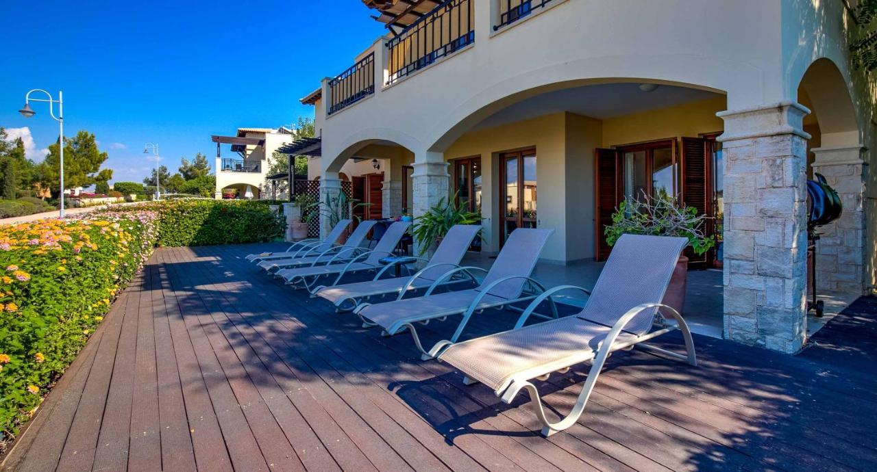Ground Floor Anthos With Beautiful Sea Views On Aphrodite Hills Apartment *