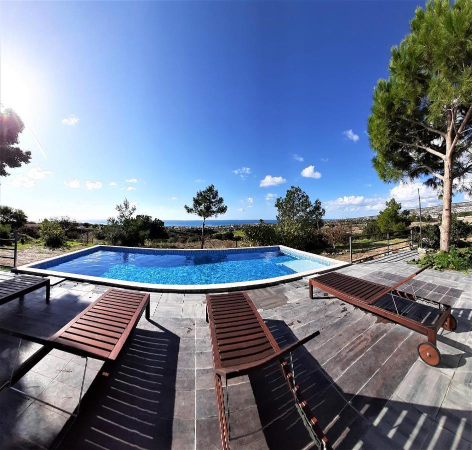 Villa Gavriel - With Breathtaking Sea View, With Private Pool, Secluded, Huge Outdoor Space, Mountain Views