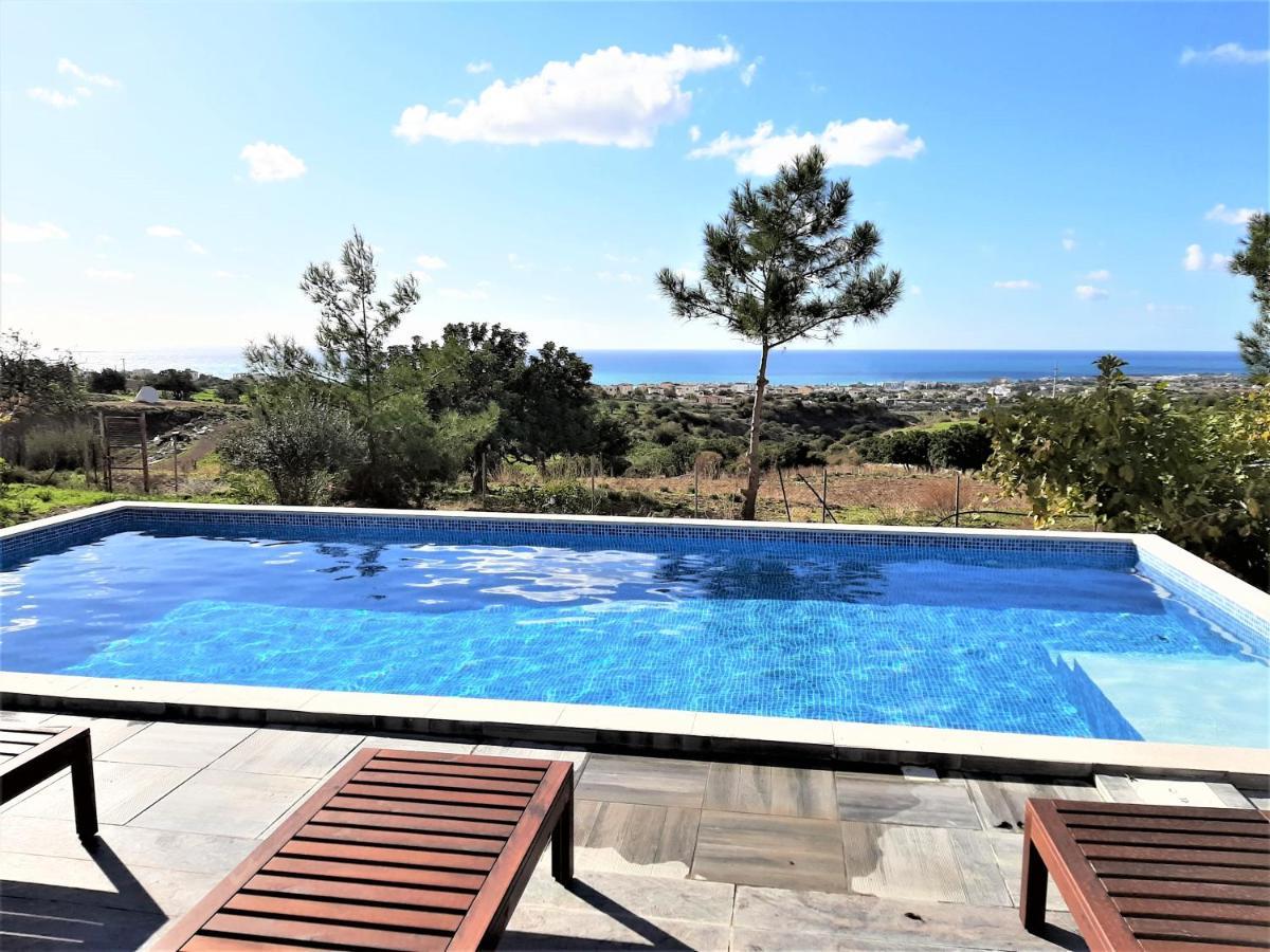 Gavriel - With Breathtaking Sea View, With Private Pool, Secluded, Huge Outdoor Space, Mountain Views