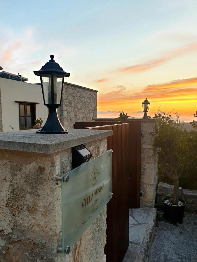 Sea And Mountain View Anna Villa Lysos