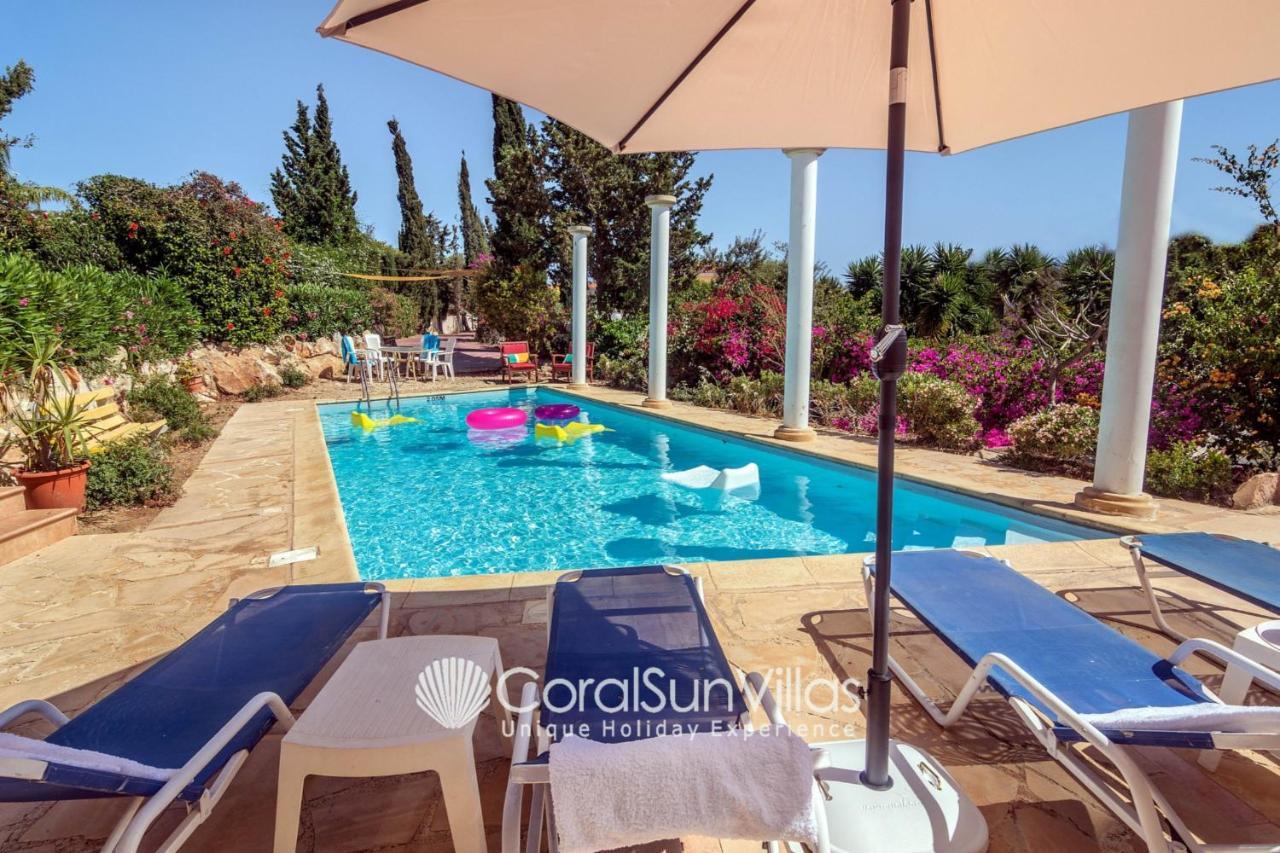 Wonderful Quiet Area,complete Privacy,large Pool, Colorful Garden, Jacuzzi/sauna Peyia