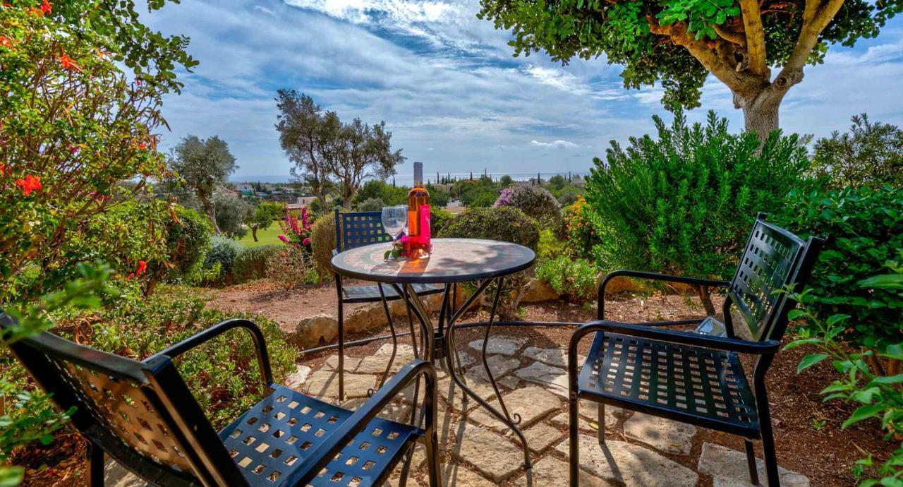 Ground Floor With Golf And Sea Views - Roudias, Aphrodite Hills Apartment *