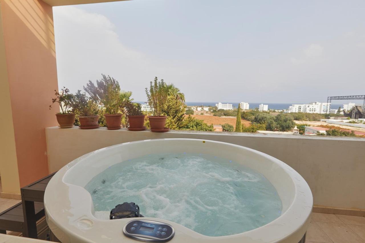 Spectacular Sea View, Private Jacuzzi & Table Pool Protaras