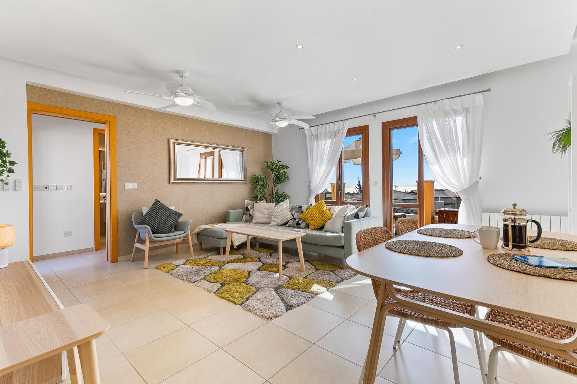 Apartment 2 Bedroom Thalassa With Sea And Sunset Views, Aphrodite Hills