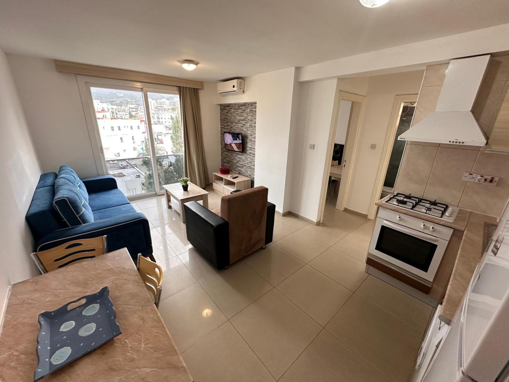 Apartment Kyrenia Center, 2 Bedroom, 1 Living Room, Residential Kyrenia (Northern Cyprus)