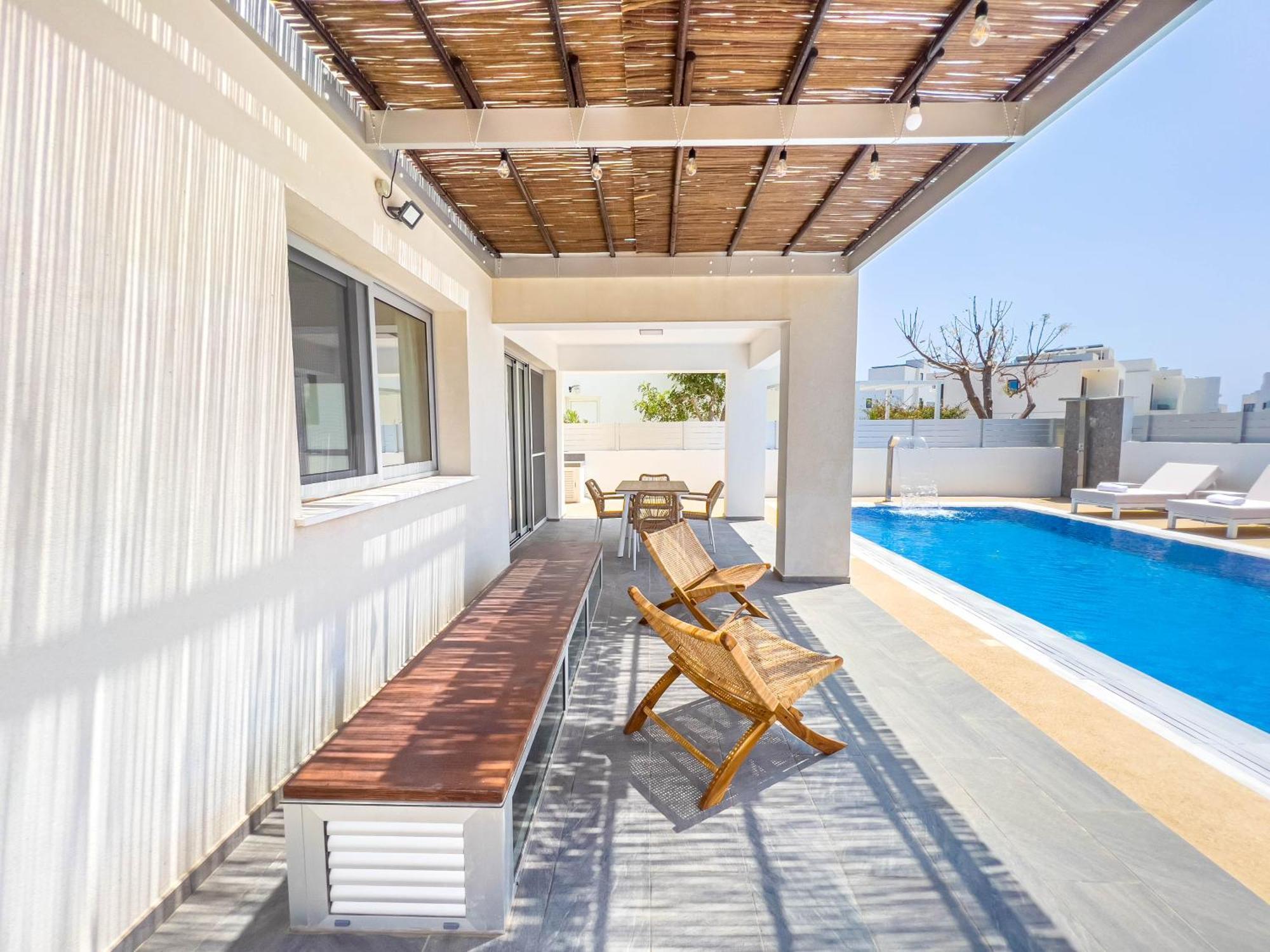 Villa Geo Panoramic Konnos - Pool, Game Room, Gym Protaras