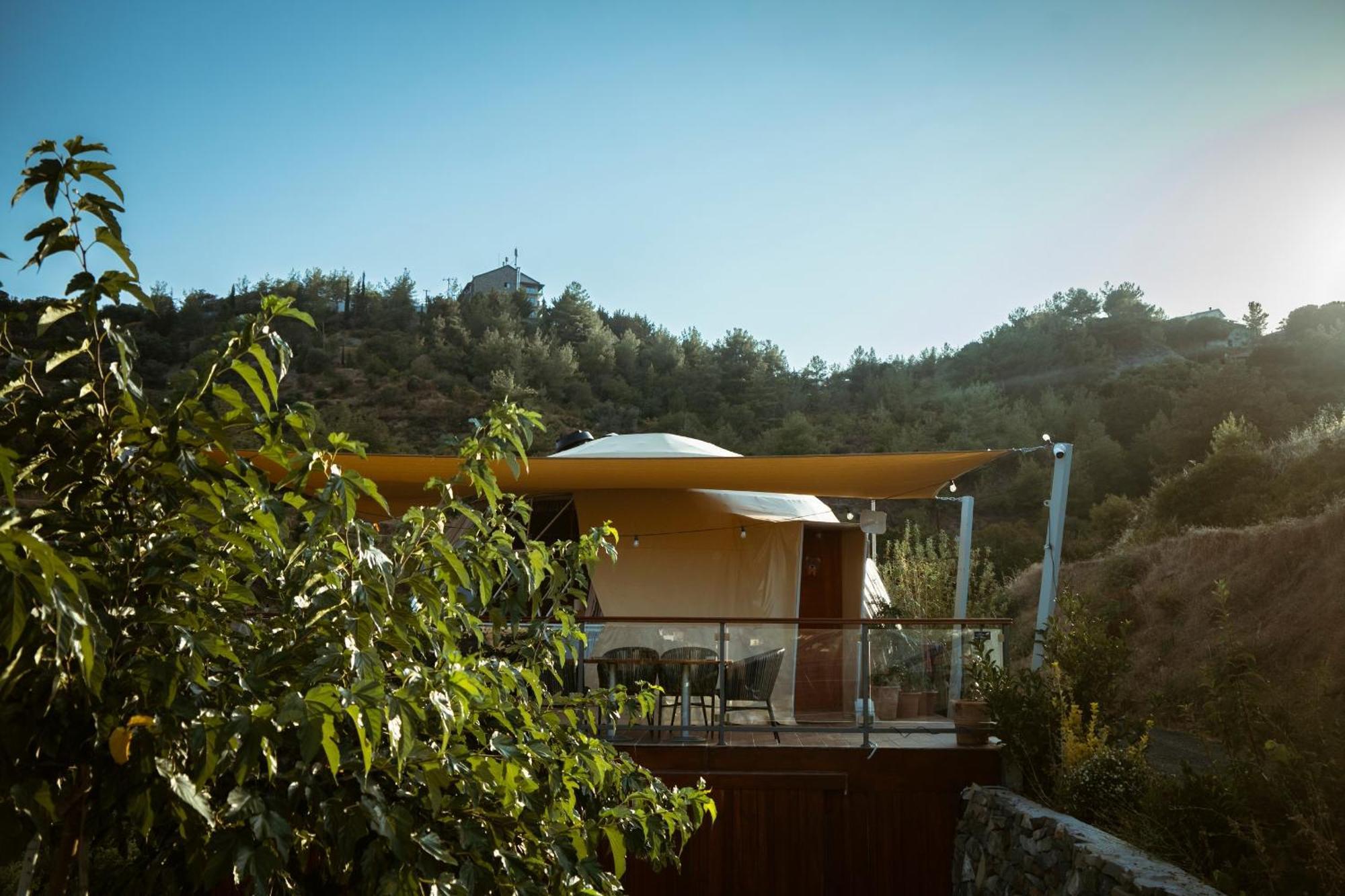 Glamping Boutique Luxe tent Agros