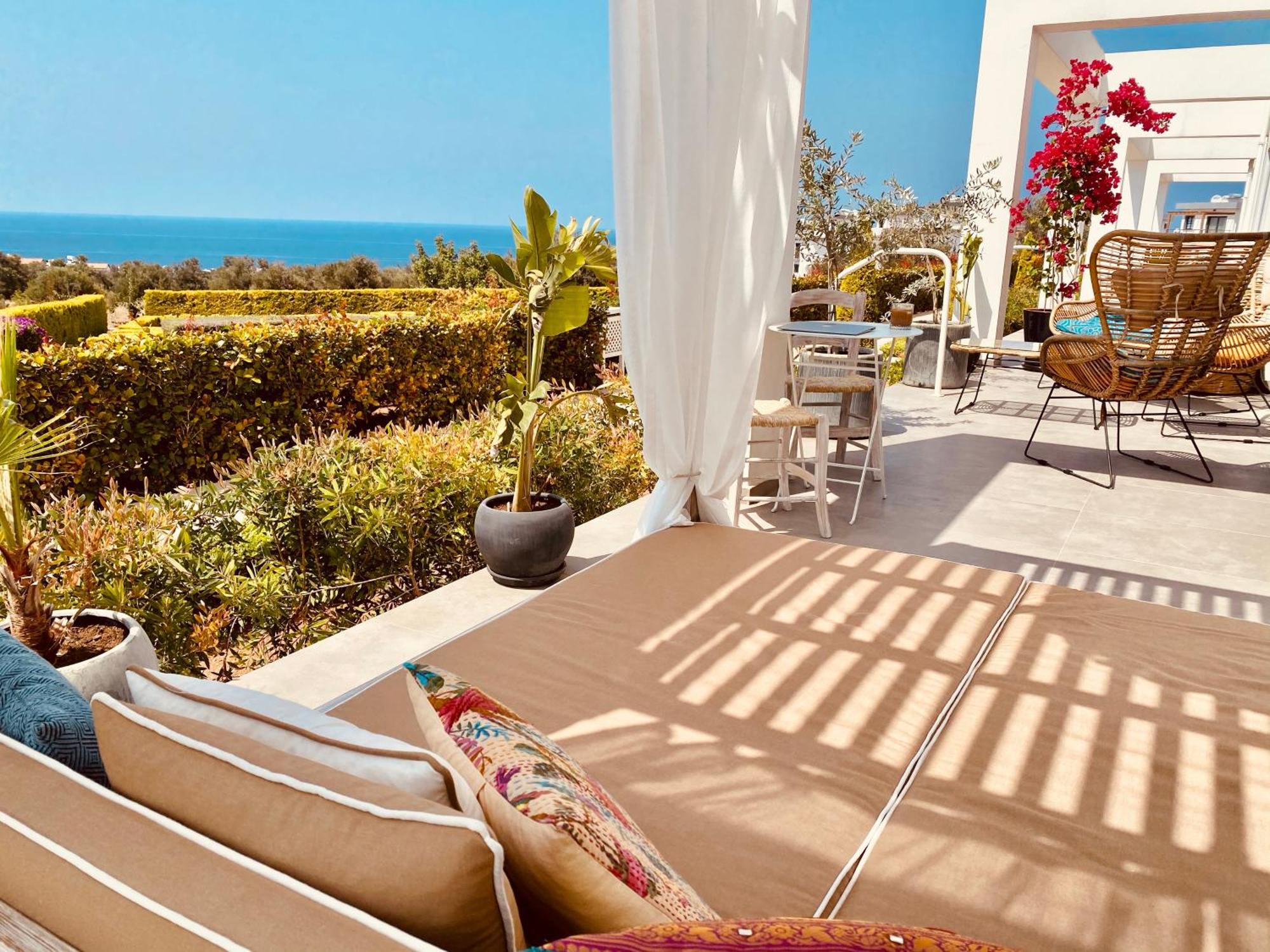 Premium Home: Bungalow-apartment Mit Rooftop Nahe Golfclub & Apartment Agios Georgios (Girne)