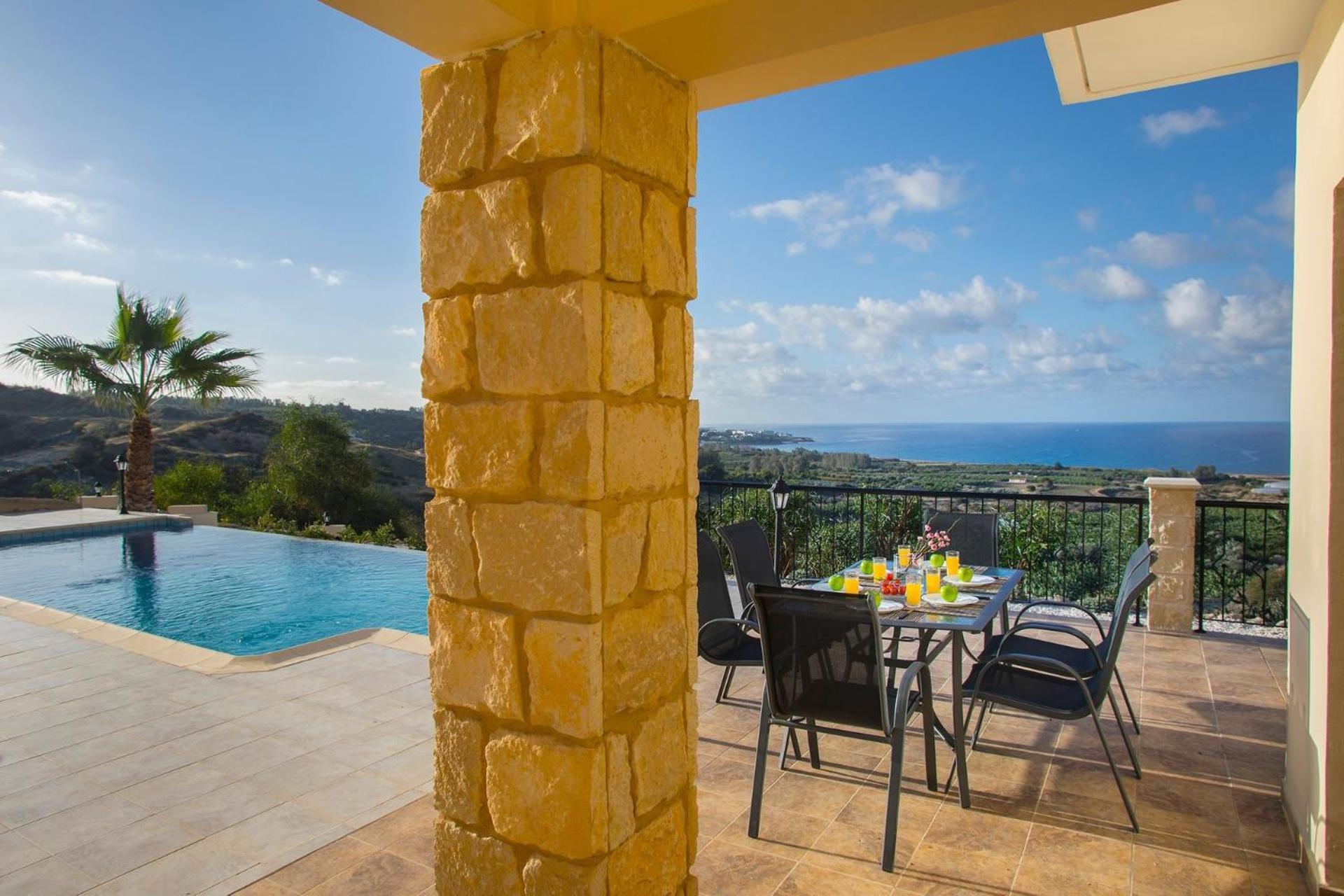 Ev Villa Blue Jadeite Coral Bay Paphos Villa *