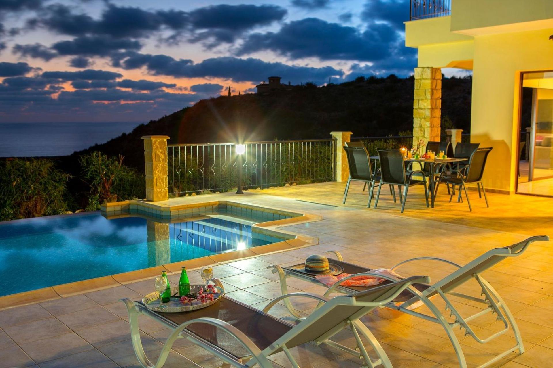 Ev Villa Blue Jadeite Coral Bay Paphos Villa Peyia