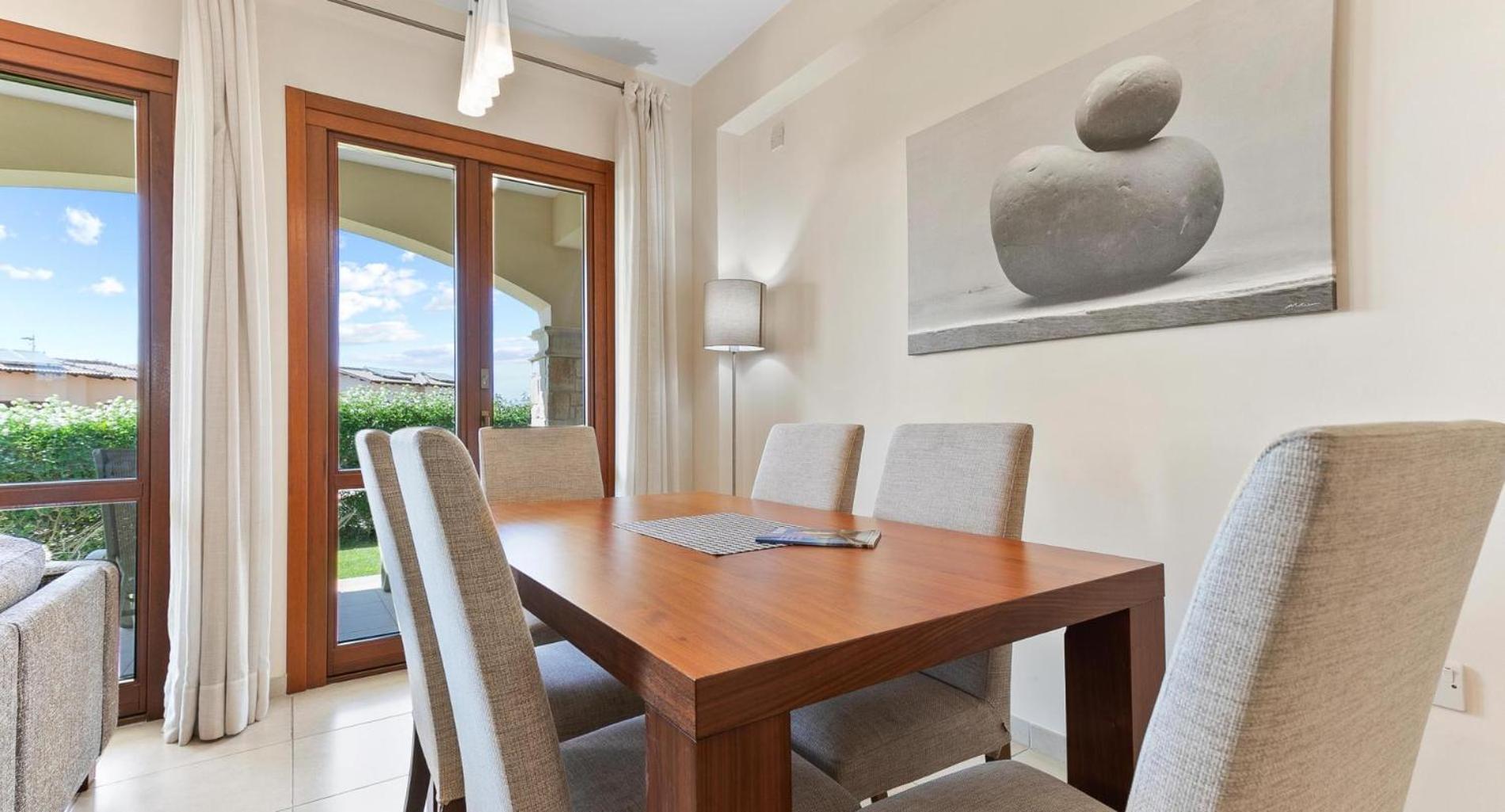 Lovely Ground Floor Pomos With Private Garden And Communal Pool - Aphrodite Hills Apartment