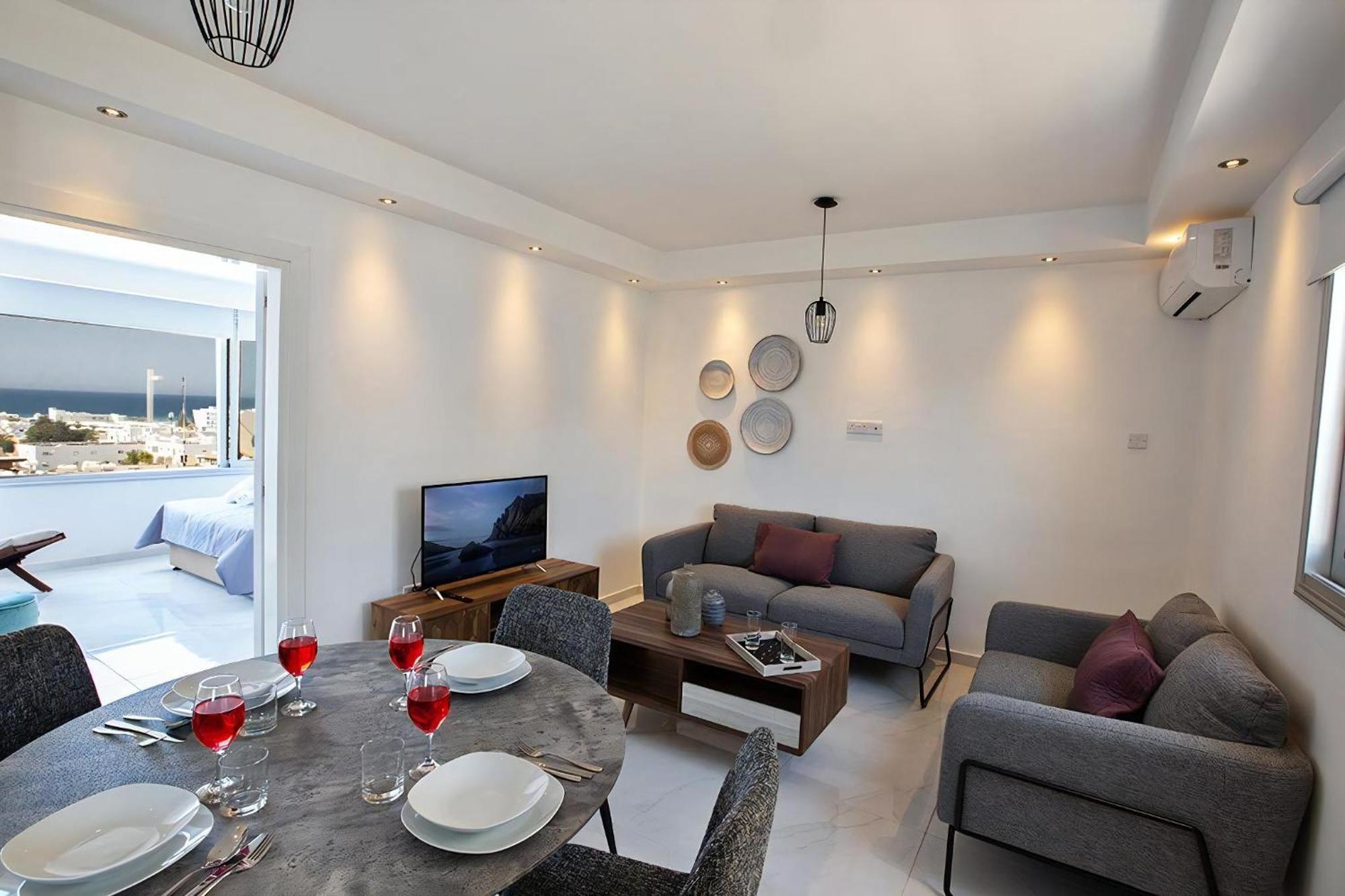 Apt Misia Enas - Modern 2 Bedroom Apartment With Sea Views - Close To Ayia Napa Square Apartment Ayia Napa