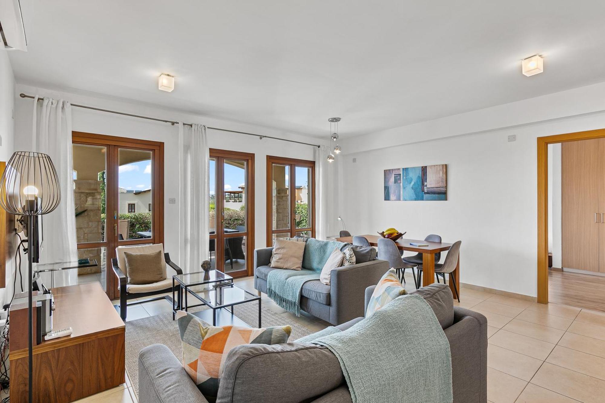 Apartment Ground Floor Anthos With Beautiful Sea Views On Aphrodite Hills Kouklia