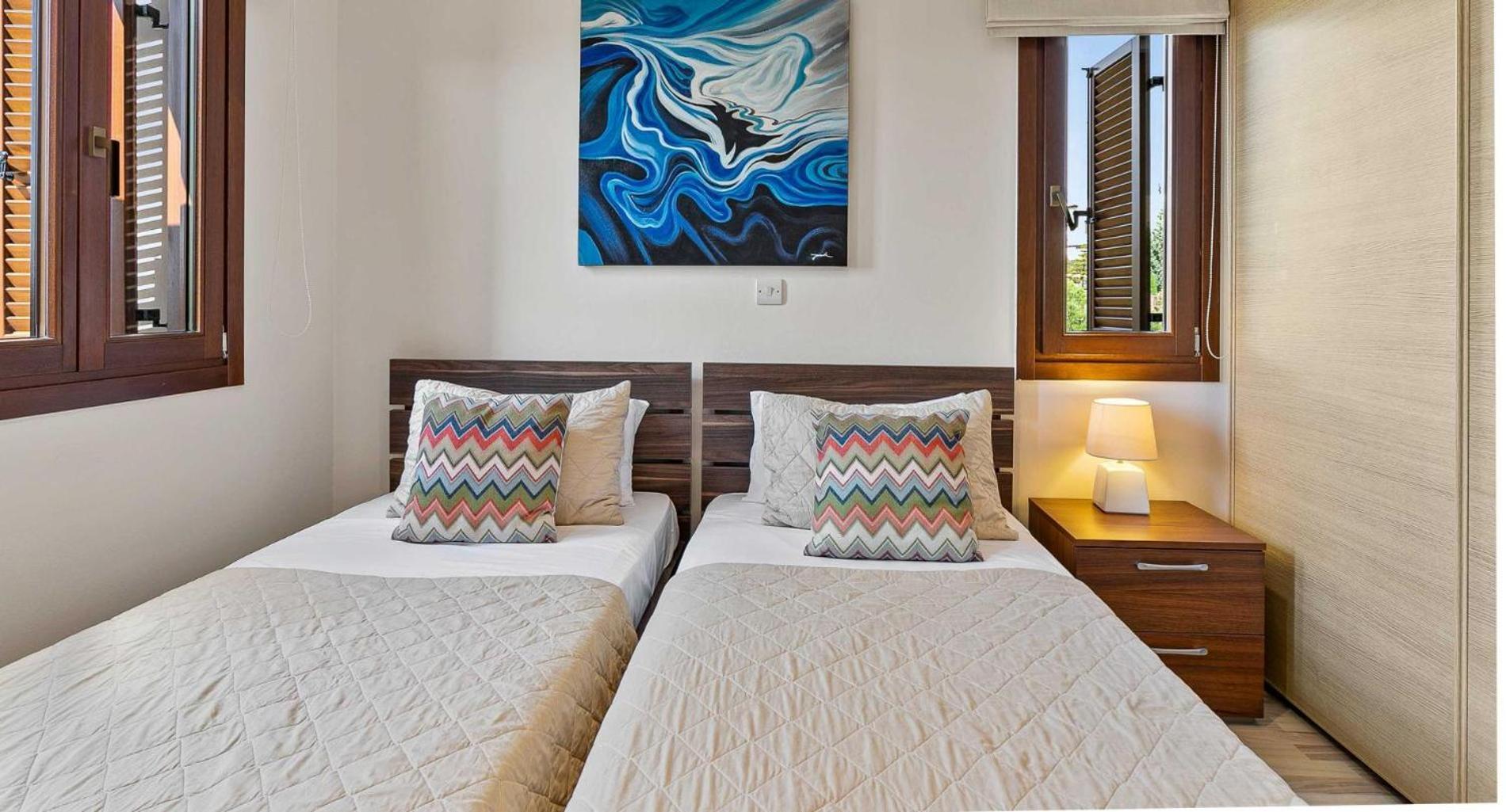 Beautiful Sea And Sunset Views From Ce13, Theseus Village, Aphrodite Hills Apartment *