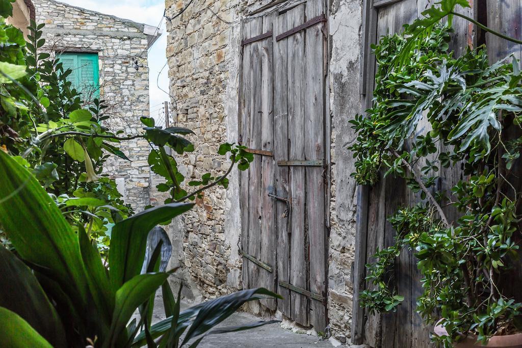 Redblue Door Two Traditional Listed Pano Lefkara